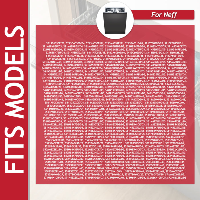 Bosch Neff Siemens Dishwasher Heat Pump Main Circulation Motor Flow Assembly Kit (12019637)