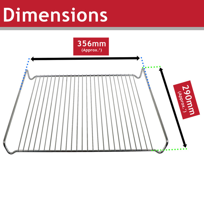 Siemens Oven Wire Grill Shelf Insert Rack Grate Stand 00209416 356mm x 290mm