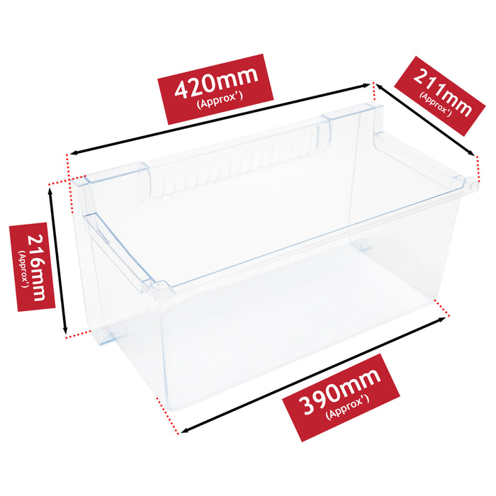Bosch Freezer Lower Drawer Basket Box Frozen Food Container 00448601 KIV28 KIV38