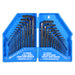 Hex Key Set 30 Piece Long Short Arm Metric SAE Imperial Chrome Vanadium Steel Allen Keys
