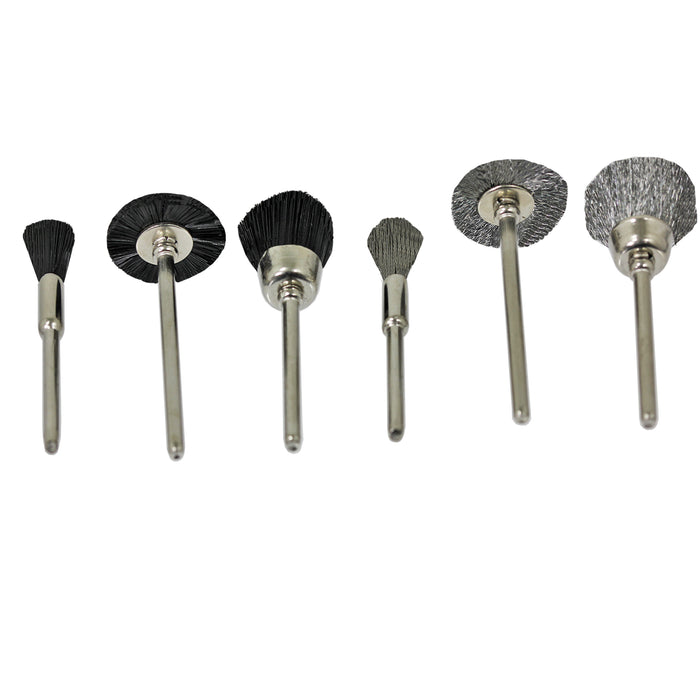 Polishing Tools Fine Cleaning Brush Set Grinding Rotary Power Tool Bits 12 Piece