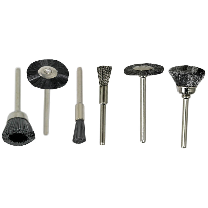 Polishing Tools Fine Cleaning Brush Set Grinding Rotary Power Tool Bits 12 Piece