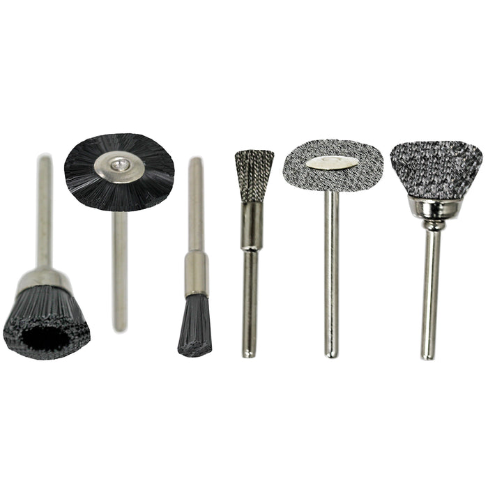 Polishing Tools Fine Cleaning Brush Set Grinding Rotary Power Tool Bits 12 Piece