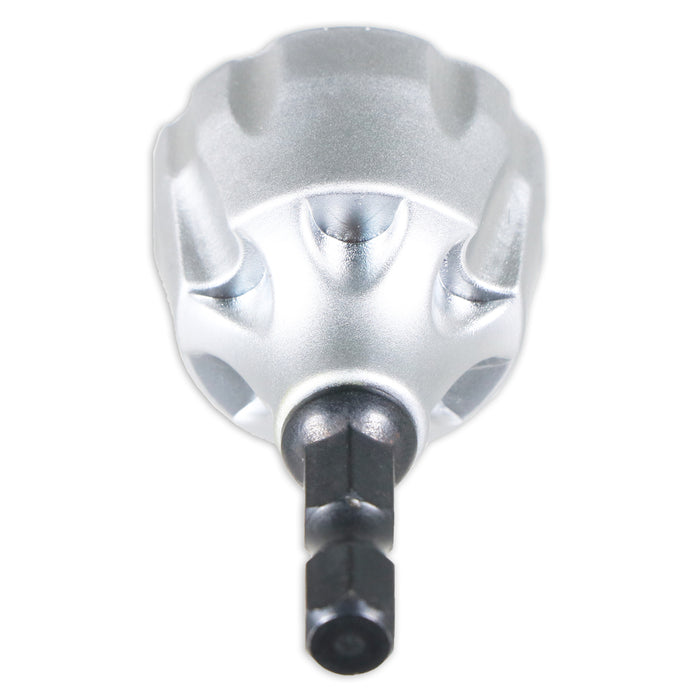 External Chamfer Deburring Tool 3-19mm 1/4" Hex Shank 50° Angle Tungsten Carbide Drill Bit Attachment