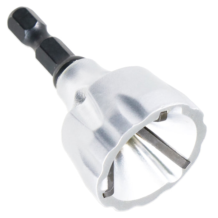 External Chamfer Deburring Tool 3-19mm 1/4" Hex Shank 50° Angle Tungsten Carbide Drill Bit Attachment