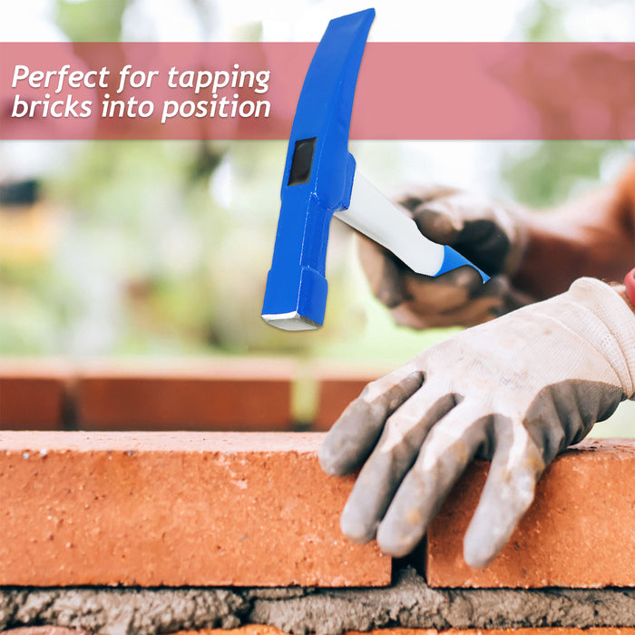 Brick Hammer Chisel 24oz Heavy Duty Fibreglass Handle Non Slip Grip Masonry Tool