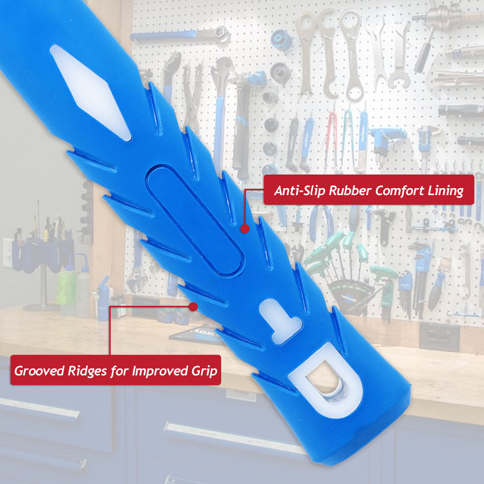 Brick Hammer Chisel 24oz Heavy Duty Fibreglass Handle Non Slip Grip Masonry Tool