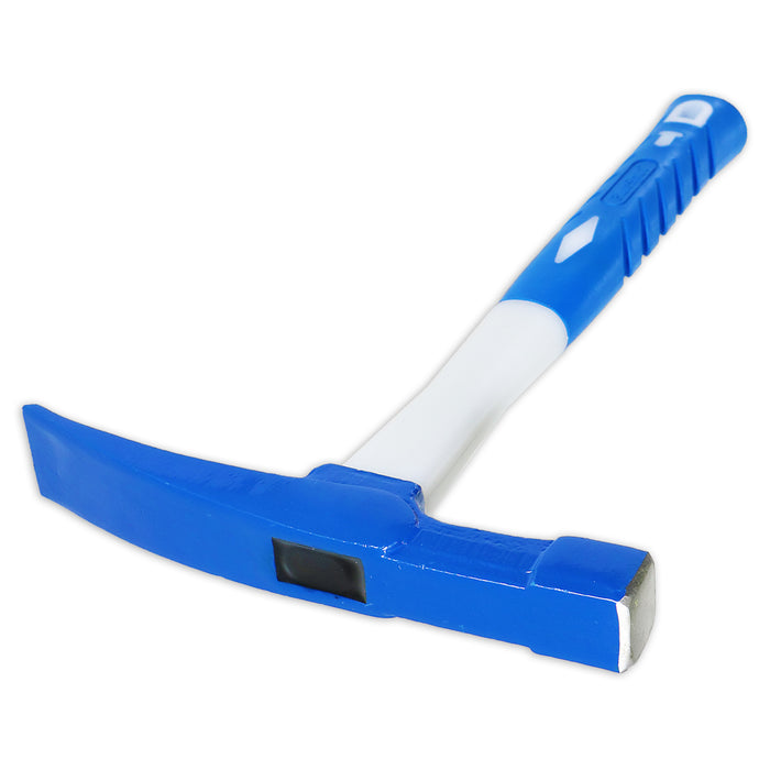 Brick Hammer Chisel 24oz Heavy Duty Fibreglass Handle Non Slip Grip Masonry Tool
