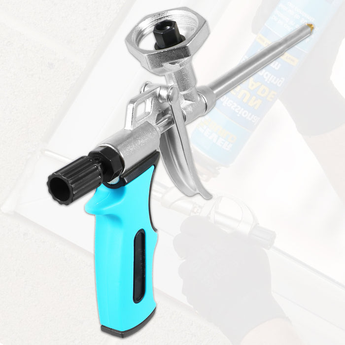 Expanding Foam Applicator Gun Caulking Sealing Filling Spray Tool Kit (for 750ml Threaded Connector Cans)