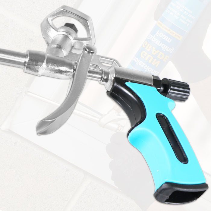 Expanding Foam Applicator Gun Caulking Sealing Filling Spray Tool Kit (for 750ml Threaded Connector Cans)