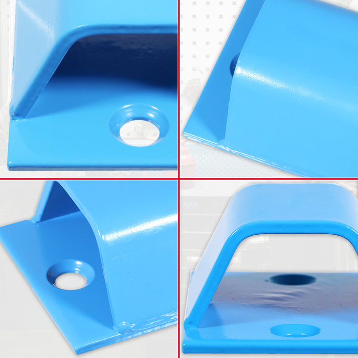 Wall Ground Security Anchor Motorcycle Bicycle Scooter Power Tool Anti-Theft Steel Chain Lock Kit (87mm x 120mm)