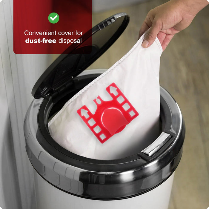 12 Bags for MIELE FJM Air Filters 9917710 Cloth Microfibre C1 C2 C3 S4210 S6210