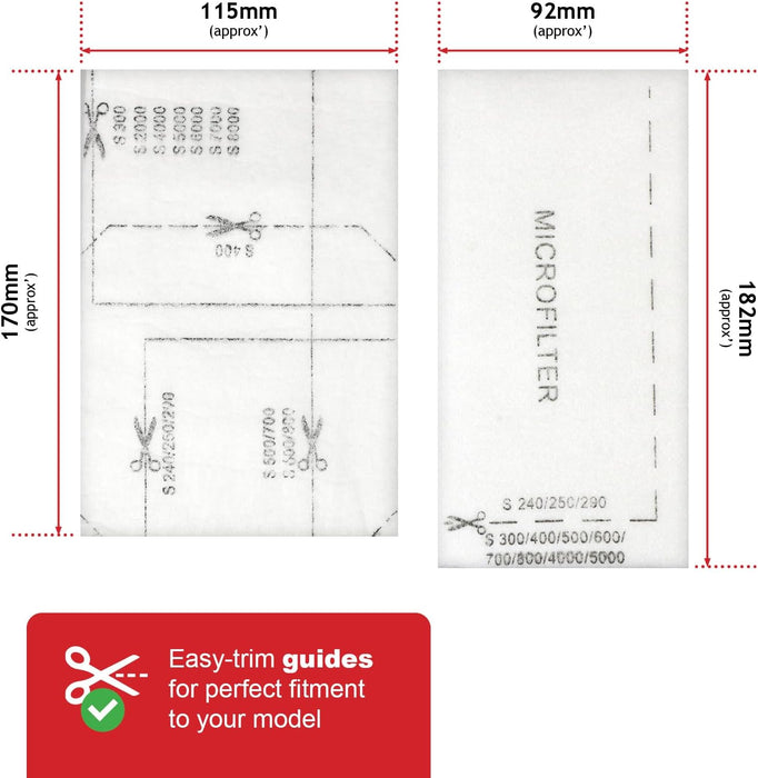 8 Bags for MIELE GN FILTERS S2111 S5211 S5261 C2 C3 CX1 Blizzard S8320 Cat & Dog Vacuum Cleaner