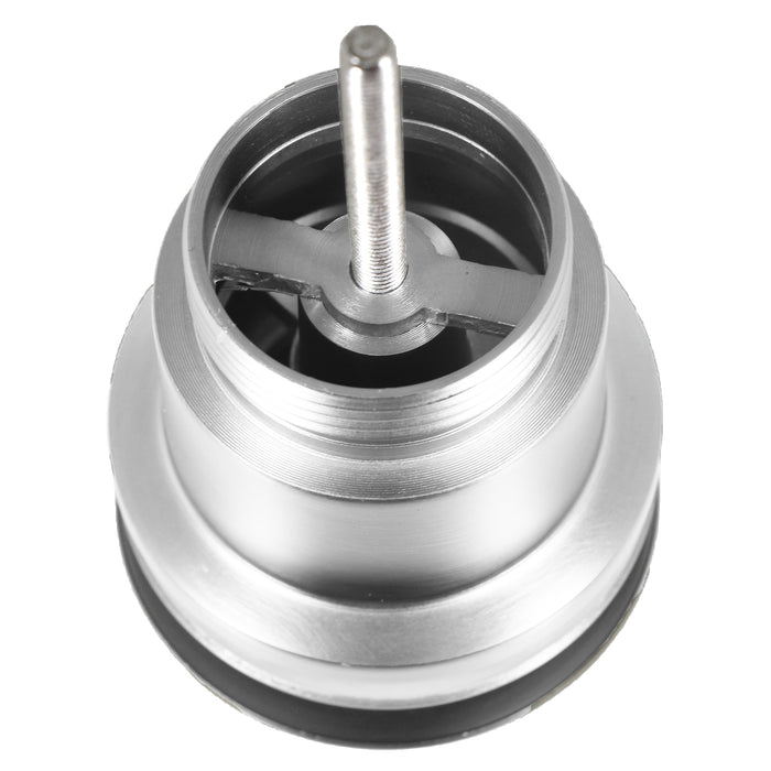 Clicker Basin Waste Plug 1 1/4" 60mm Click Clack Bathroom Sink Pop Up Push Dome (Gloss Chrome)