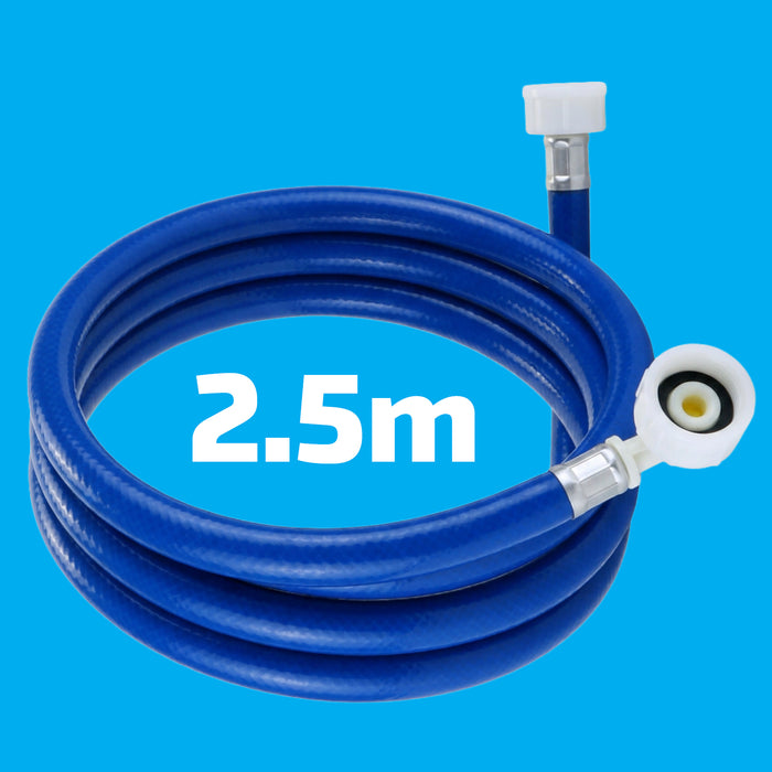 Cold Water Fill Inlet Pipe Hose compatible with Bosch, Neff, Siemens Dishwasher (Long 2.5m)