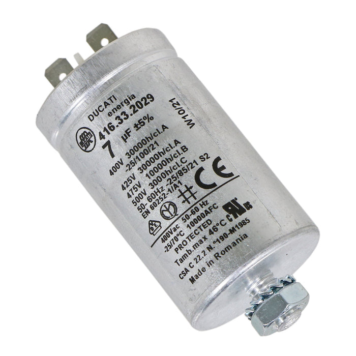 Hotpoint Genuine 7uF Tumble Dryer Capacitor CTD00 VTD00 VTD20 CTD40 CTD80 TVM560