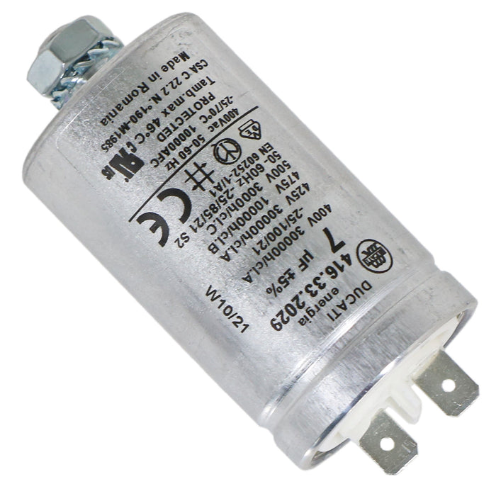 Hotpoint Genuine 7uF Tumble Dryer Capacitor CTD00 VTD00 VTD20 CTD40 CTD80 TVM560
