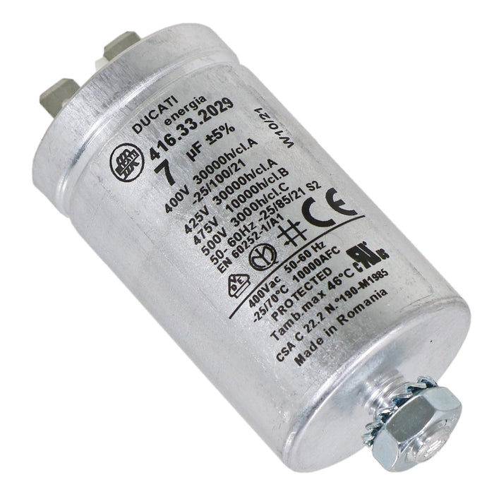 Hotpoint Genuine 7uF Tumble Dryer Capacitor CTD00 VTD00 VTD20 CTD40 CTD80 TVM560