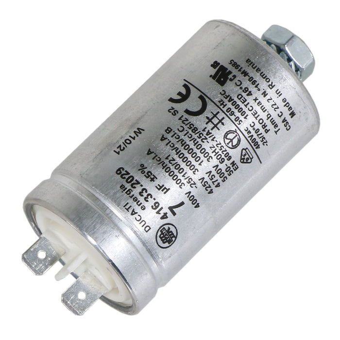 Hotpoint Genuine 7uF Tumble Dryer Capacitor CTD00 VTD00 VTD20 CTD40 CTD80 TVM560