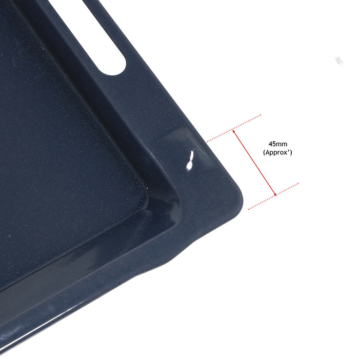 Oven Grill Tray Shelf Universal Full Width Bottom Base Pan 477mm x 365mm x 20mm