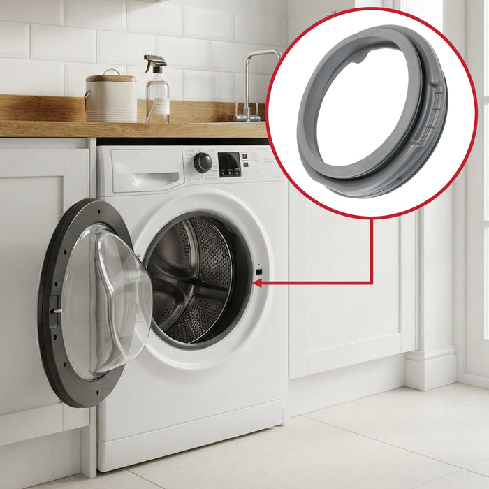 Rubber Door Seal Gasket For Hotpoint-Ariston FreshCare Washing Machines C00511478