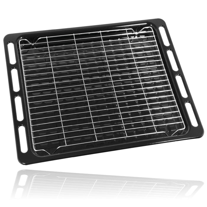 Oven Grill Tray Crisper Shelf For Whirlpool Full Width Bottom Drip Base Pan Rack 476mm x 374mm