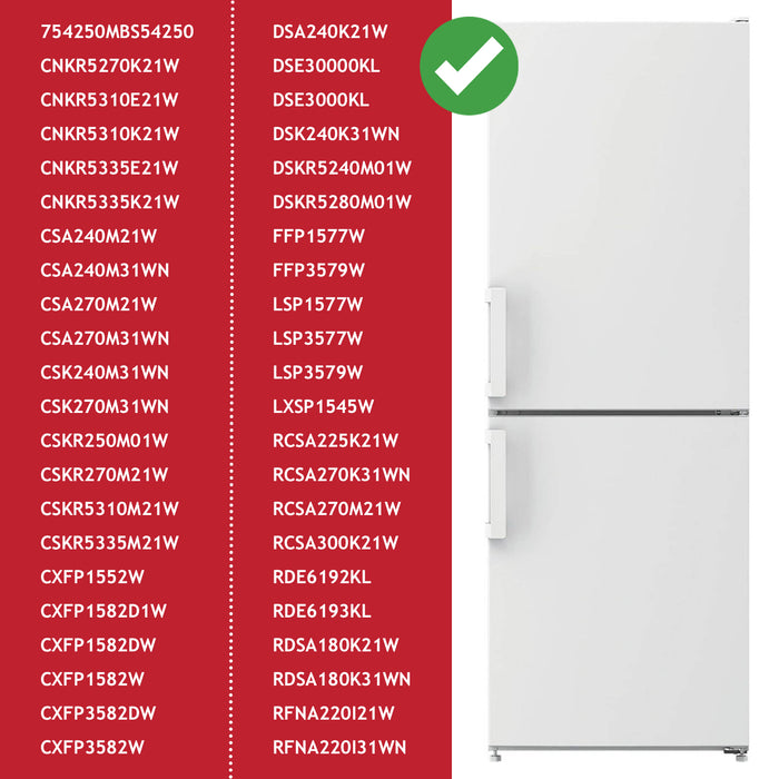 Beko Door Handle Fridge Freezer White CSA CNKR CSKR CXFP DSK RCSA 5753580100