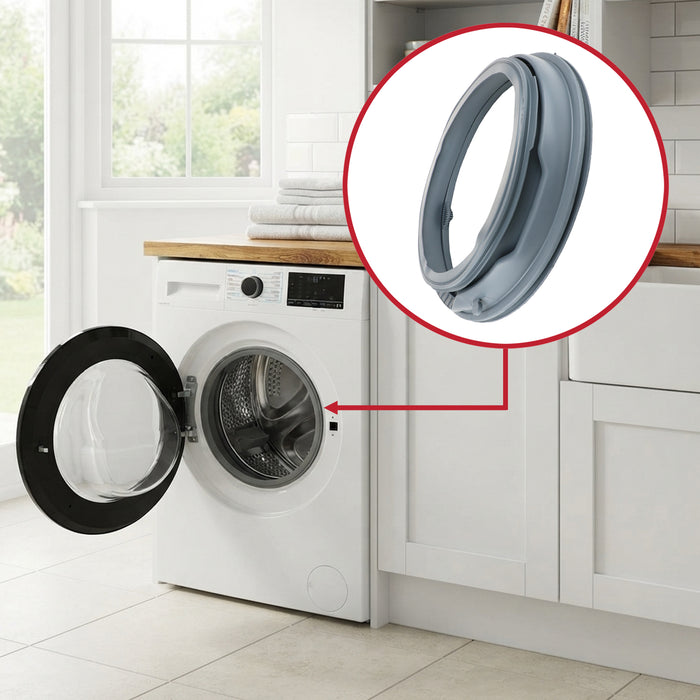 Rubber Door Seal Gasket For Beko B3W5941IW B3W5942IW Washing Machine C00864790