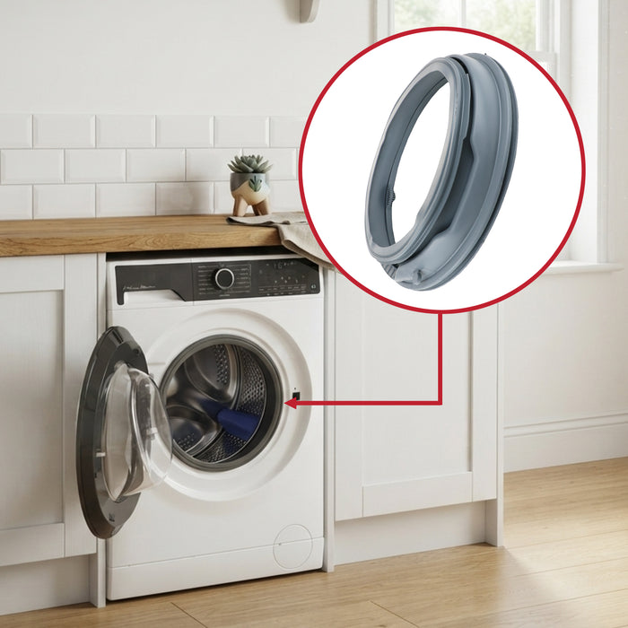 Rubber Door Seal Gasket For Hotpoint, Fits Indesit, Fits Whirlpool Washing Machines C00864790
