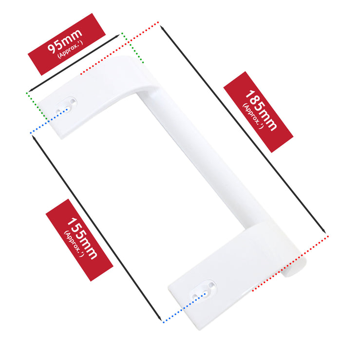 Beko Door Handle Fridge Freezer CXF5083W CXF5104W CXFD5104W DSE28000KL White