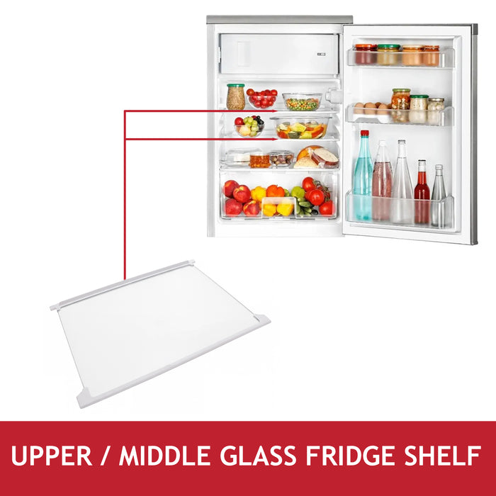 Beko Fridge Glass Shelf Upper Top Middle Front Rear Edge Trims 4331213900