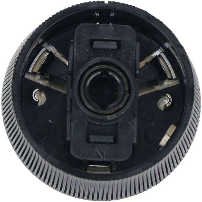 Control Knob For Lamona Gas Burner Hob LAM1006 7754786357 TA10801 7754786324 (Silver/Black)