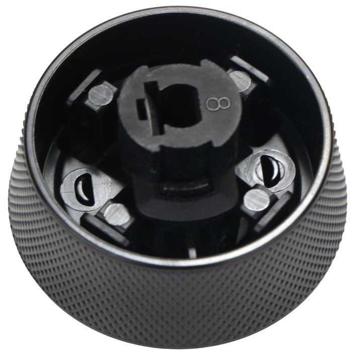 Control Knob for Lamona LAM1706 Ceramic Hob C00889465 210480799 (Black)