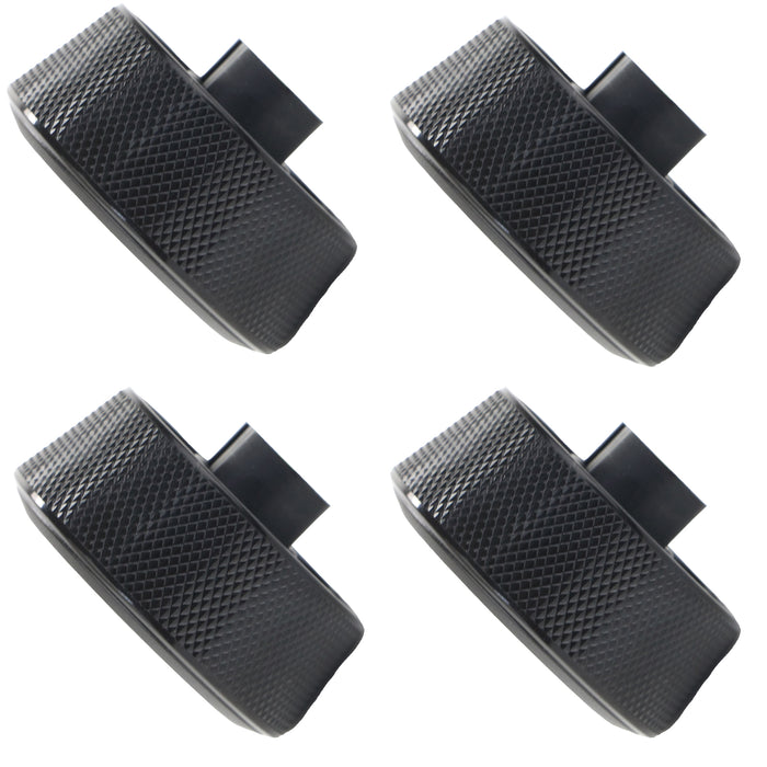 Control Knobs for Lamona LAM1706 Ceramic Hob C00889465 210480799 (Black, Pack of 4)