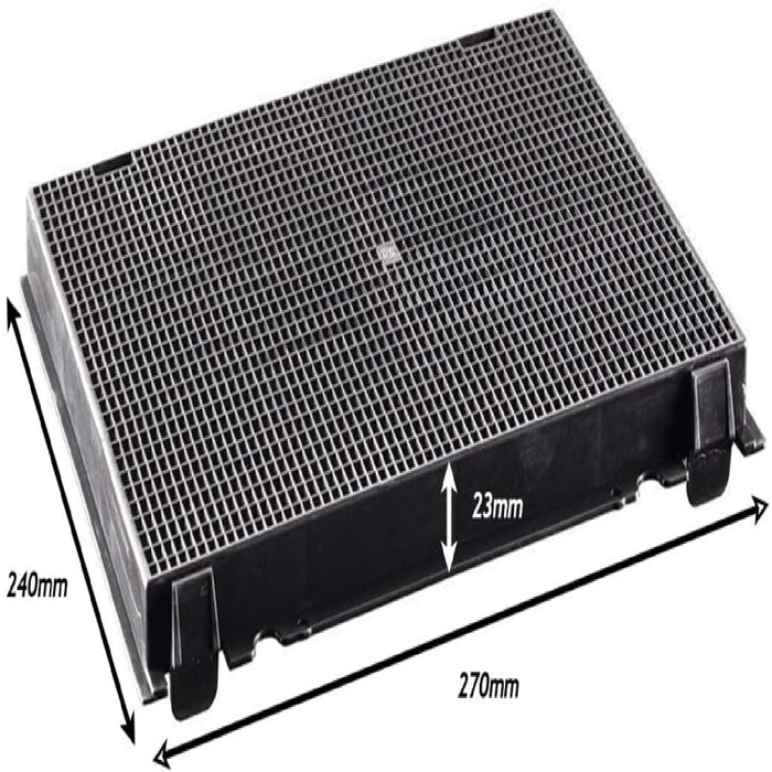 Carbon Filter for Indesit Cooker Hood Extractor Fan Vent (240 x 270 mm)