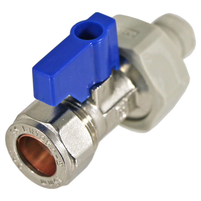 American Fridge Freezer 15mm Compression Valve 1/4" 3/4" BSP Water Tap Pipe Adaptor Connector