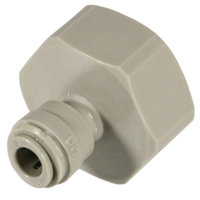 Female Adaptor 1/4" Push Fit x 3/4" BSP for American Fridge Freezer Water Pipe