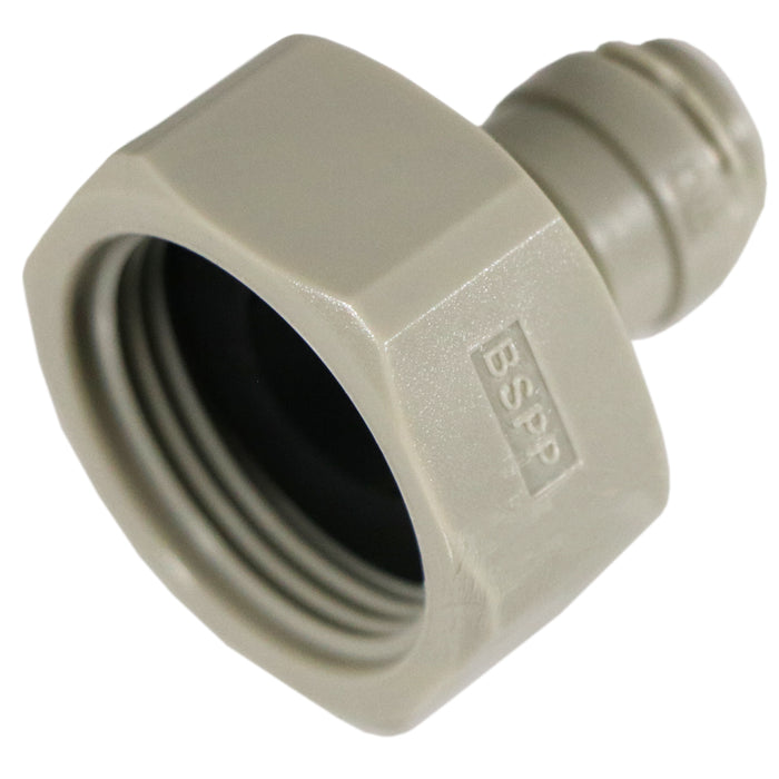 Female Adaptor 1/4" Push Fit x 3/4" BSP for American Fridge Freezer Water Pipe