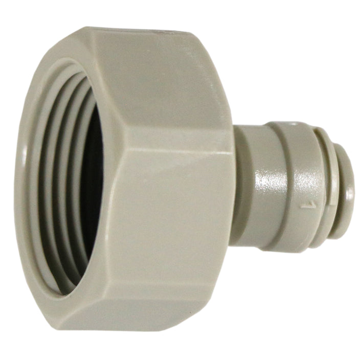 Female Adaptor 1/4" Push Fit x 3/4" BSP for American Fridge Freezer Water Pipe