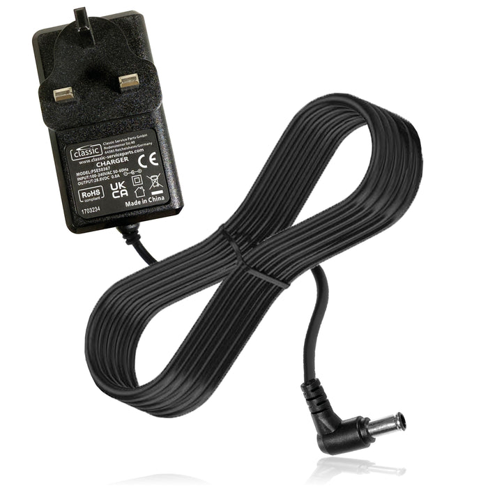 SPARES2GO Battery Charger for SHARK IZ300UKT IZ320UKT IZ400UKT IZ420UKT Vacuum 28.8V
