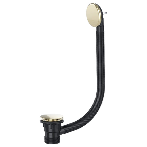 Clicker Bath Waste Plug 40mm 1.5" Combination Click Clack Overflow (Brushed Brass)