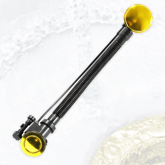 Bath Waste Plug Luxury Combination Chrome Plated Twist Pop Up Overflow (Gold, 40mm / 1.5" BSP)