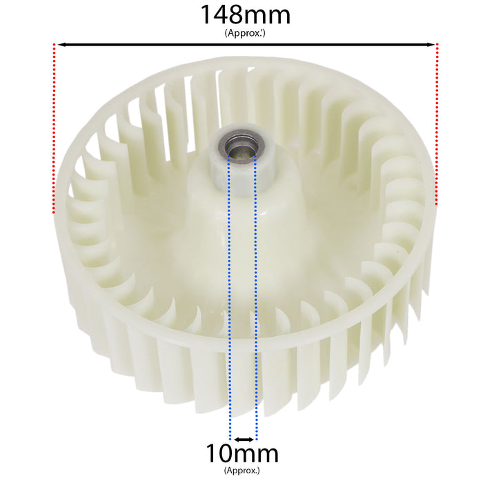 Tumble Dryer Fan Impeller Blower Wheel Blade DC9300387A DV70 DV80 DV90