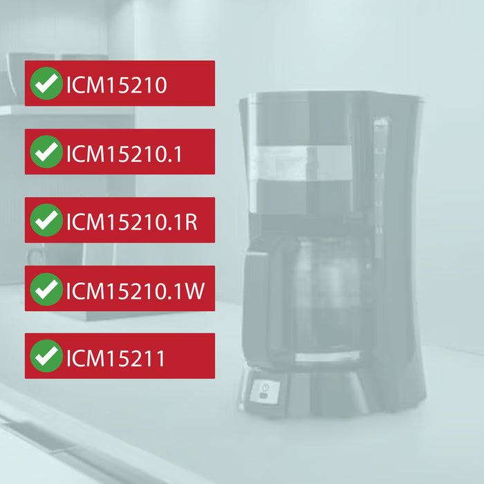 Delonghi Filter Coffee Machine Glass Jug Carafe Tank 10 Cup ICM15210 ICM15210.1 SX1043