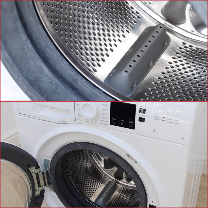 10 Hole Drum Paddle Lifter Arm for Ariston Washing Machines (183 x 53 x 38mm)