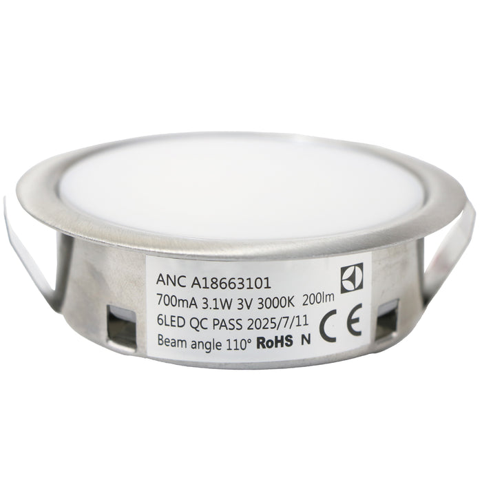 Universal Cooker Hood Light Bulb & Lens Extractor Fan Lamp Diffusor 3.1W 3V LED 67mm