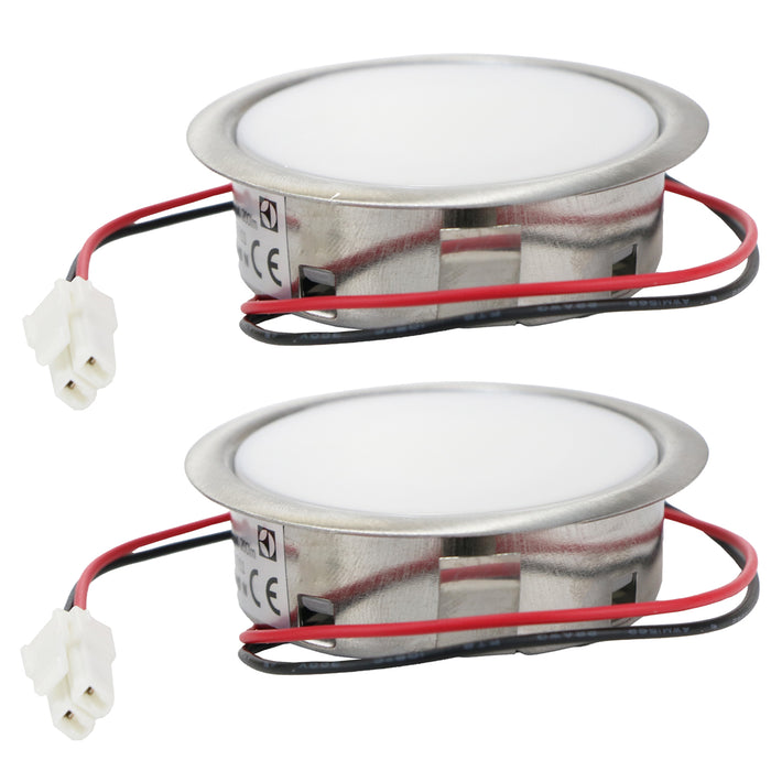Cooker Hood Lights For AEG Fits Zanussi Fits Electrolux 99905.38 140186631010 3.1W LED 67mm (Pack of 2)