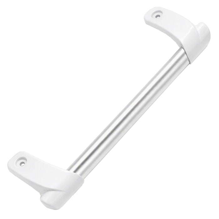 Long Bar Grab Handle for Ariston Fridge Freezer (White / Silver) C00111164