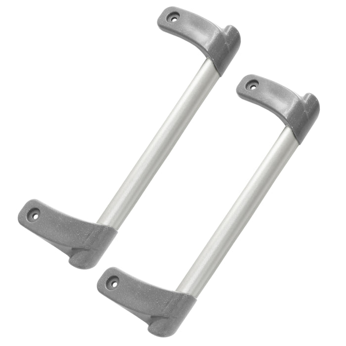 Door Handle for Hotpoint Fridge Freezer Long Bar Grab Graphite Grey C00219322 x 2