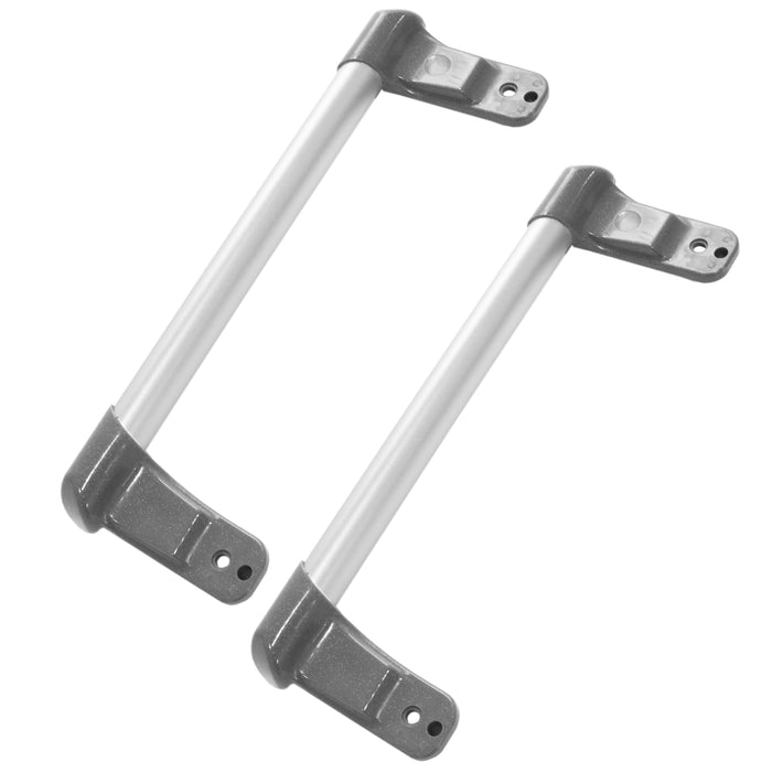 Door Handle for Hotpoint Fridge Freezer Long Bar Grab Graphite Grey C00219322 x 2